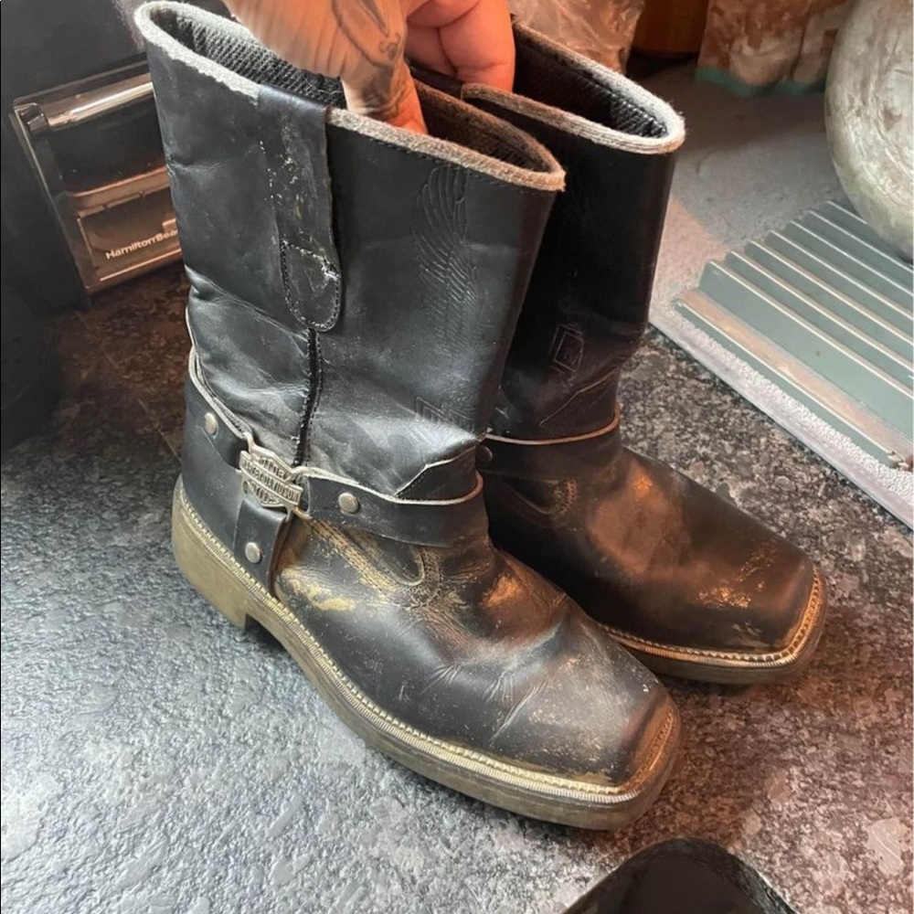 Harley Davidson Moto boots size 8